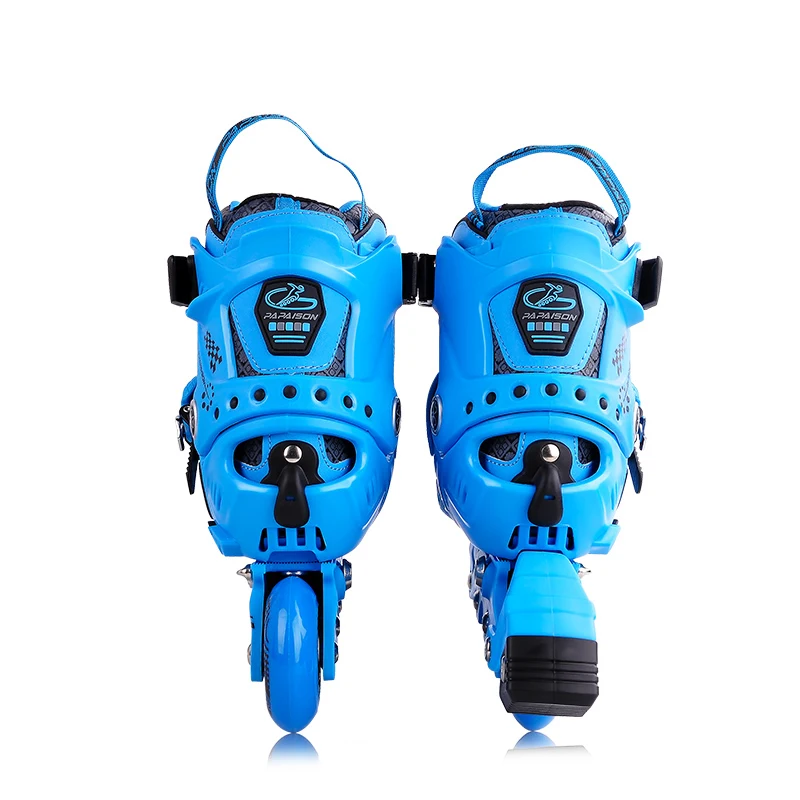 Popular kids hard boots slalom skates adjustable inline skates carbon steel ABEC-7 bearing roller skates for boys girls children