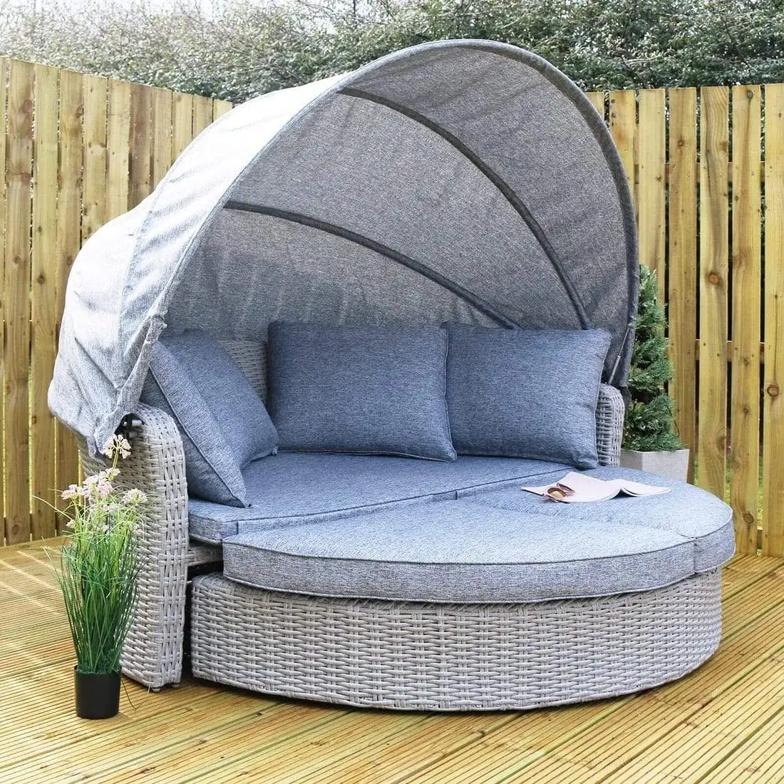 3 piece outdoor garden patio backyard hotel pooside foldable adjustable sun lounger sun bed