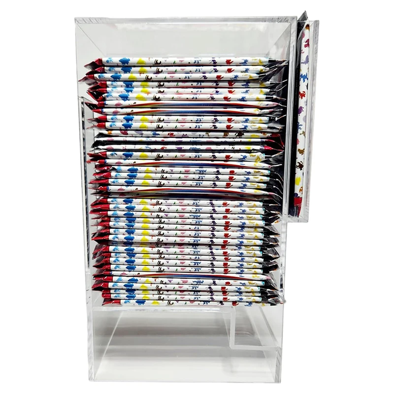 Customized Wholesale One Piece Acrylic Booster Box Game Cards Retail Display