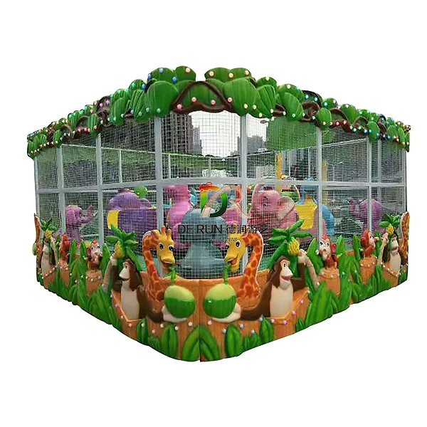 Amusement park spinning balls equipment spray balls track train rides for sale