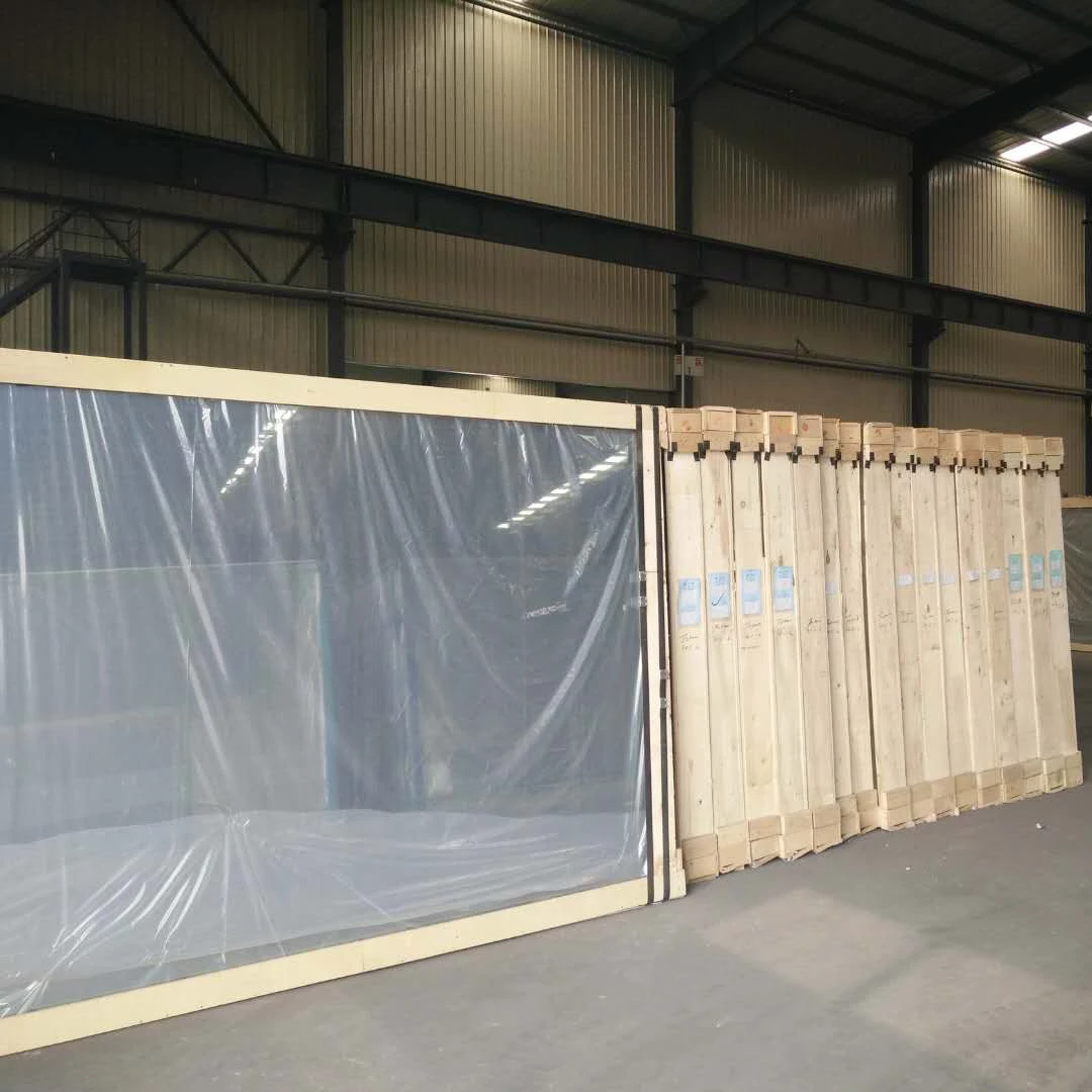 Safety 2250*1650mm Thin Extra Clear Glass For OnLine Flat