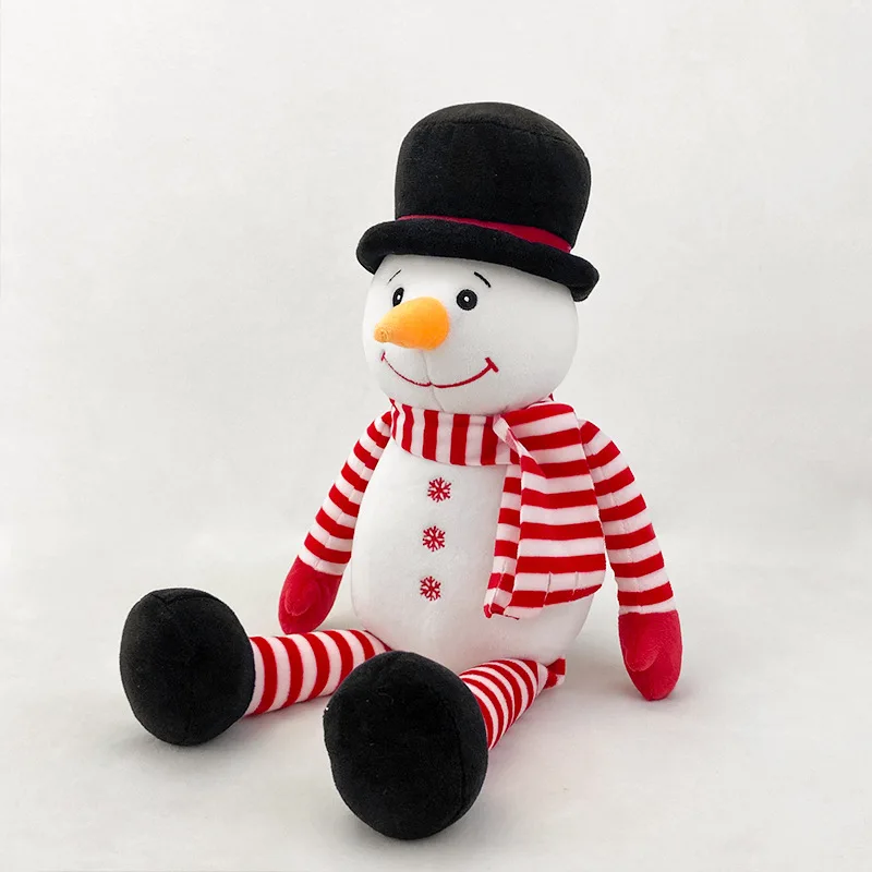 Wholesale customization stuffed teddy bear animal dog deer reindeer soft plush toy Christmas doll toy supplier for kids gift