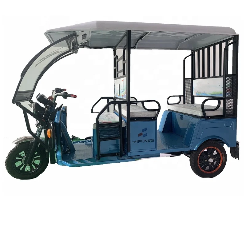 Environmental electric rickshaw popular bajaj three wheeler price in motorcycles market for sale