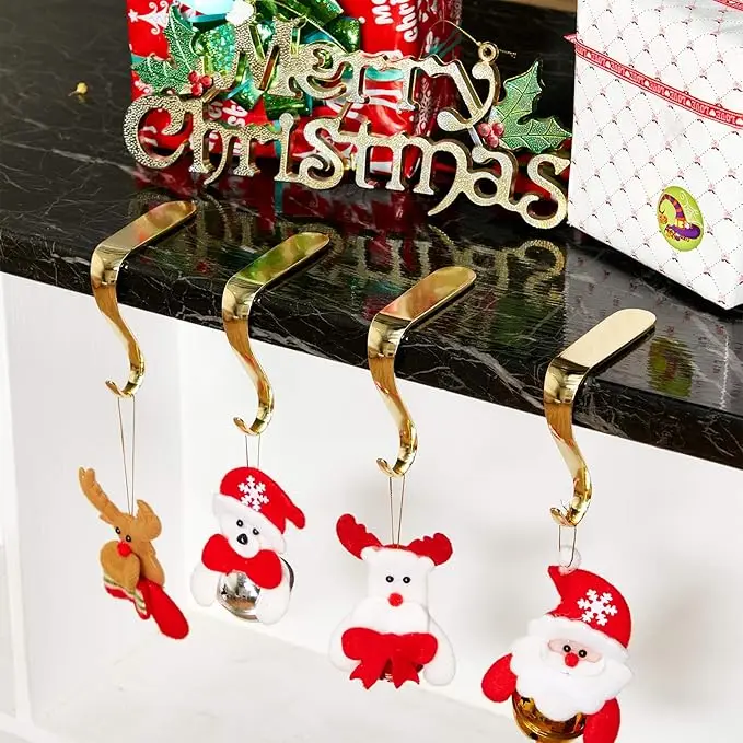 Fireplace Hanging Decoration  heavy duty fuse holder Solid Strong Load-bearing Christmas Decoration Wall Hook Popular Choice