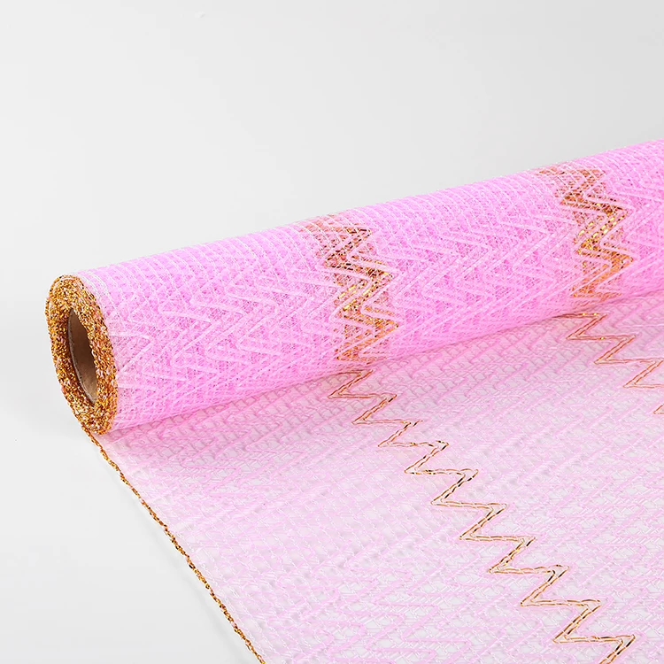Wholesale Flower Wrap Gift Package Wrap Eco-Friendly 10 Inch Deco Mesh