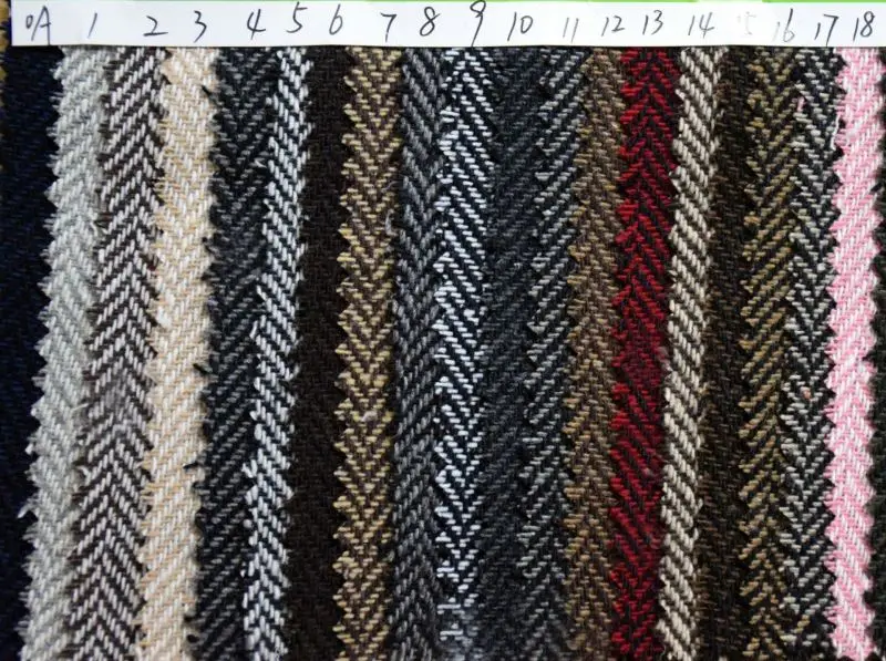 Оптовая продажа модный костюм с рукавицами из 100% полиэстера мужское пальто ткань елочкой для