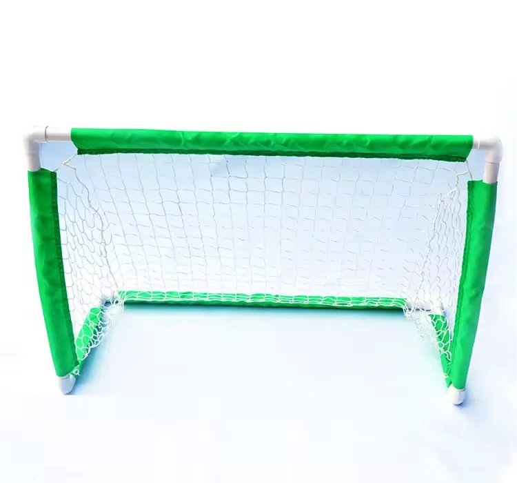 Sports Kids Portable Folding Youth Soccer Goal Set Backyard + Indoor Mini Net and Ball Set