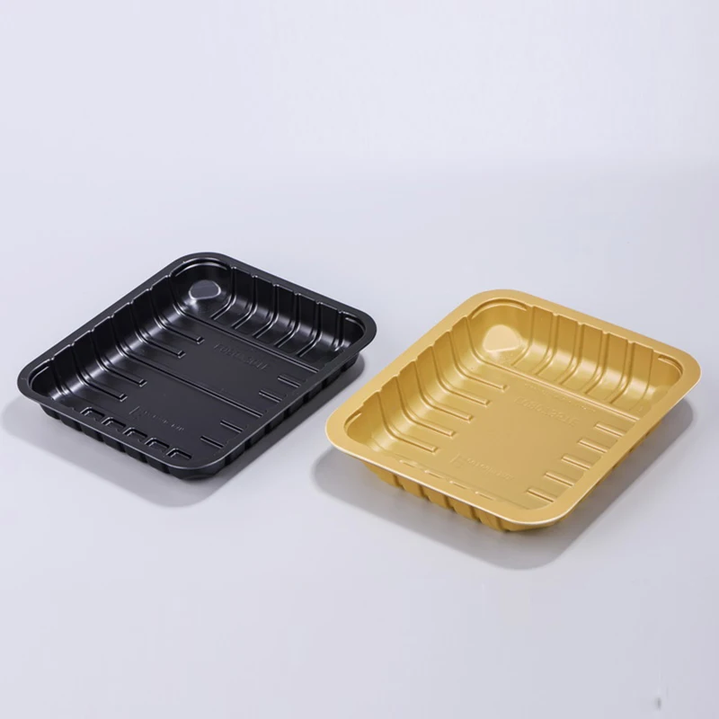 Customized  PET  Tray Food Grade Plastic PET Trays For meat Food Packaging Container