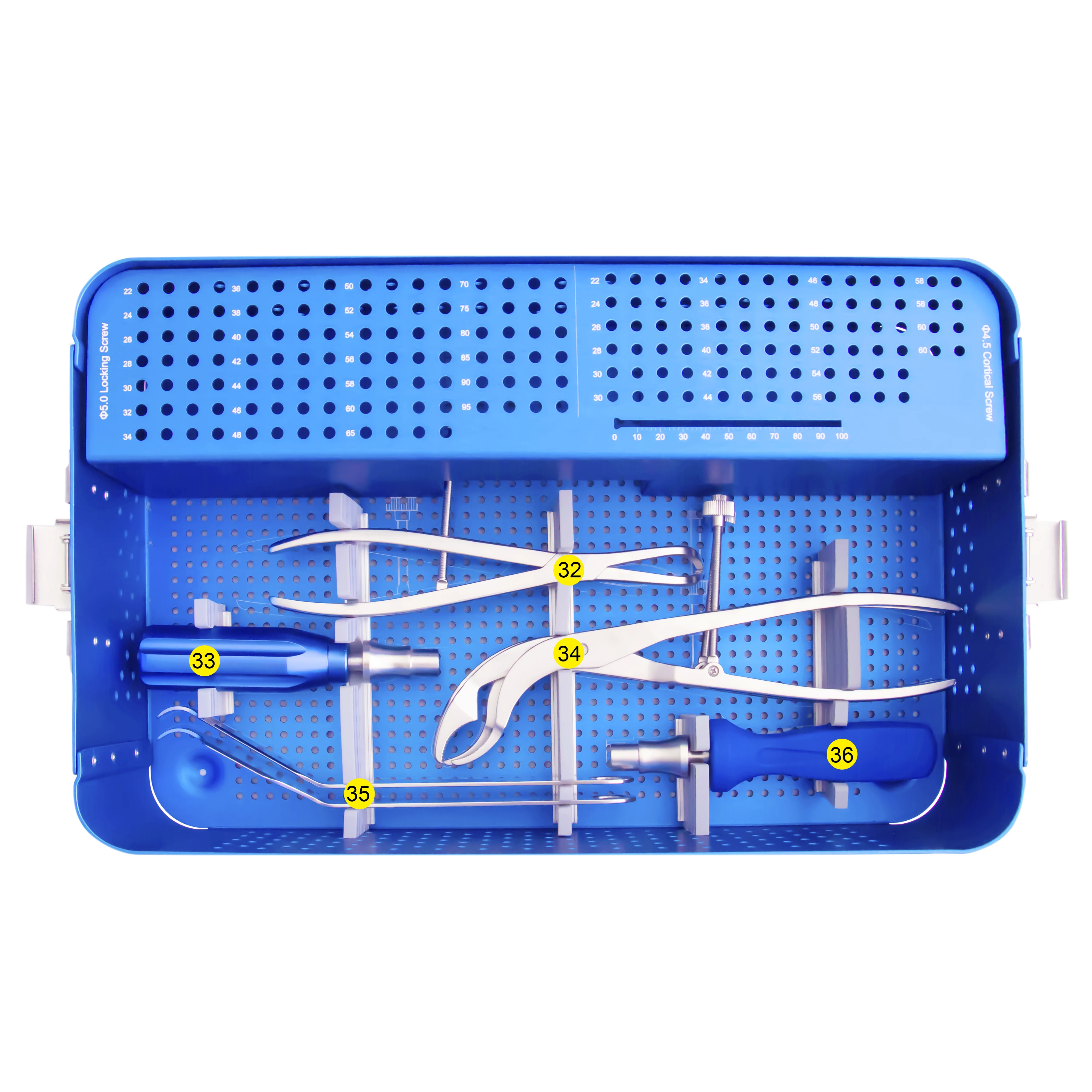 High Quality Orthopedic Surgical Instruments Small Fragment Locking Plate Instrument Set-II(AO) for Fracture Surgery