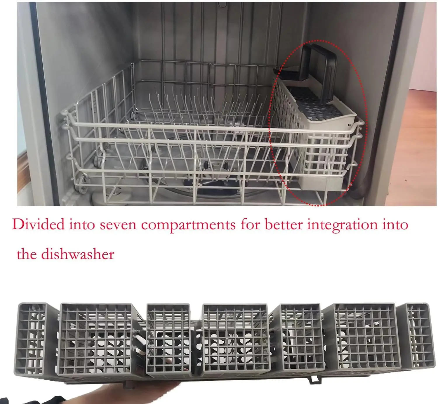 Genuine DD82-01387A Case-Spoon-Dishwasher  Rack Basket Replacement of Samsung dishwasher spare part