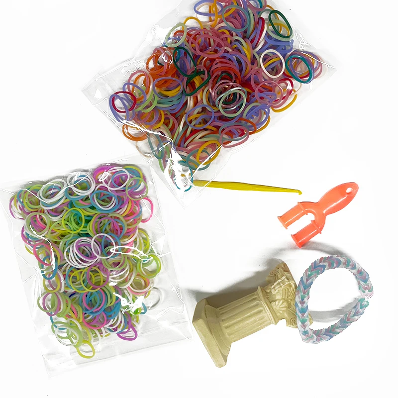 Loom Rubber Band Refill Kit in different Colors Bracelet Making Kit for Kids Weaving DIY Crafting Gift