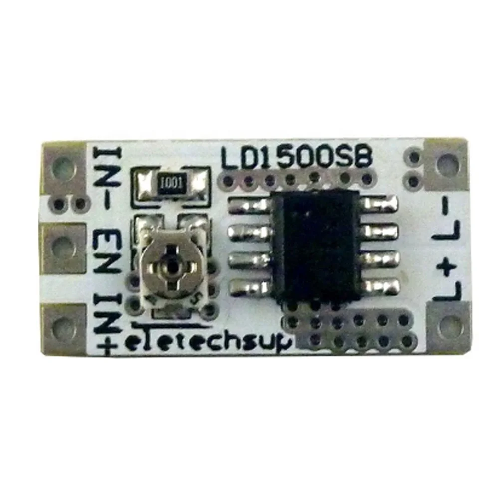 Регулируемый выходной ток, постоянный ток 3-6 в, 28-1500 мА, модуль светодиодного драйвера высокой яркости, ШИМ-контроллер, Стандартный преобразователь постоянного тока