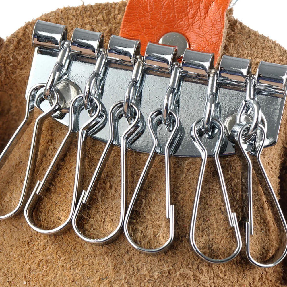 Best gift female genuine leather key bag clothing key holder waist hanging key bag