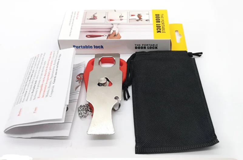 Новый портативный защитный дверной замок, защита для путешествий, замок для самостоятельной конфиденциальности в отеле, школе, замок для дома