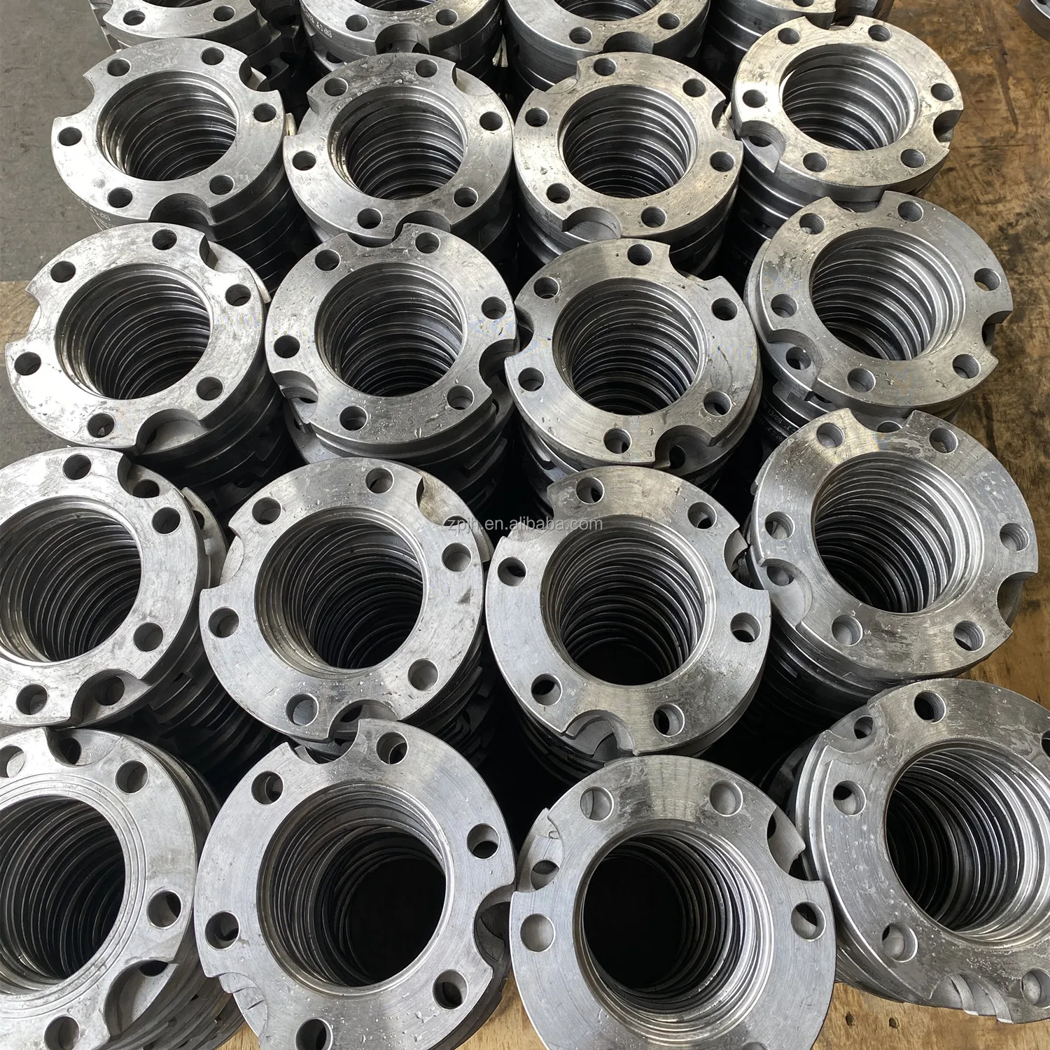 Non standard customized flange carbon steel deep well pump flat flange
