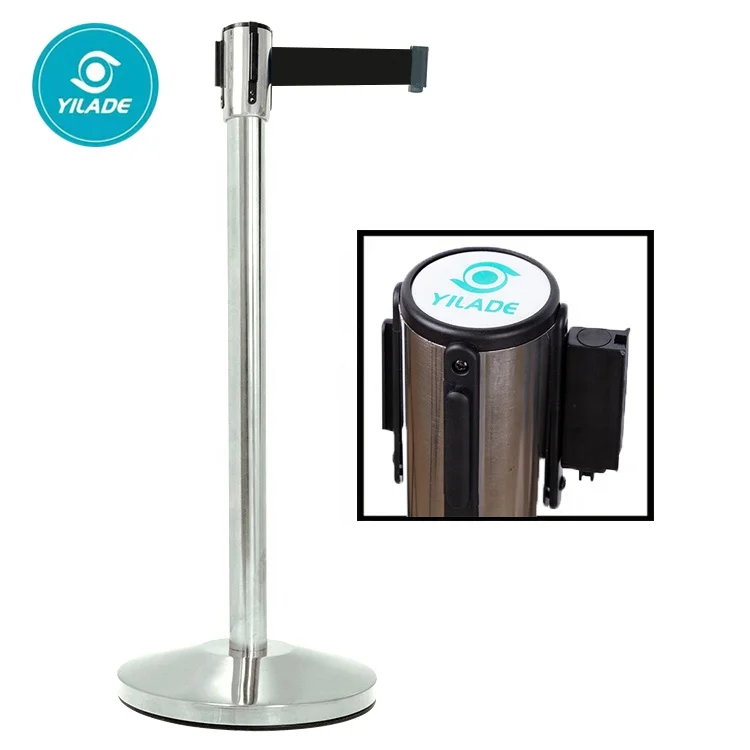 Баррикадные дорожные Тротуарные рейки, декоративные Красные ковровые дорожки, контроль линии безопасности для аэропорта, высококачественная нержавеющая сталь CN;GUA