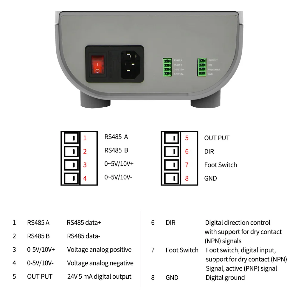 Kamoer UIP-WIFI-E 1500ml/min High Flow Rate Touch Screen Foot Switch Support Smart Dispenser Peristaltic Pump System Machine