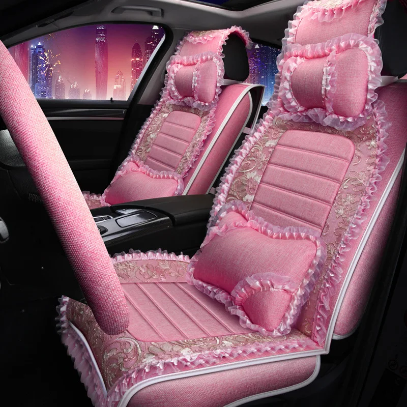 2023 New Wholesale Luxury Breathable Four Seasons Universal Comfortable  Car Accessories Auto Car Seat Covers