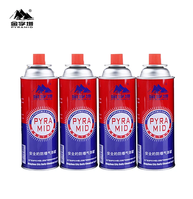 220g Camping Butane Gas Cartridge Good Quality Butane Gas Canister For Outdoor Hiking Camping Household Butane Fuel