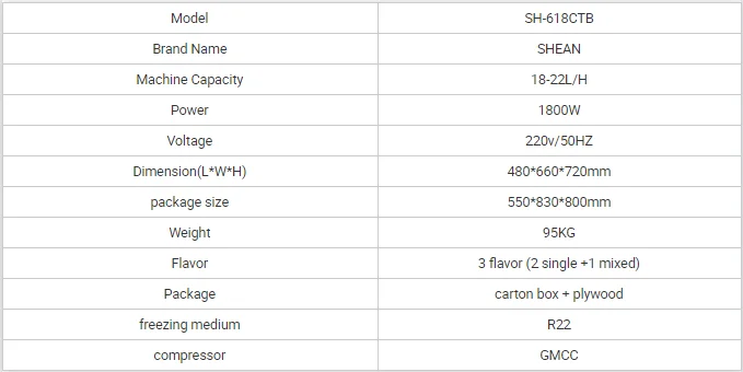 Hot selling commercial ice cream machine soft serve ice cream machine ice cream machine