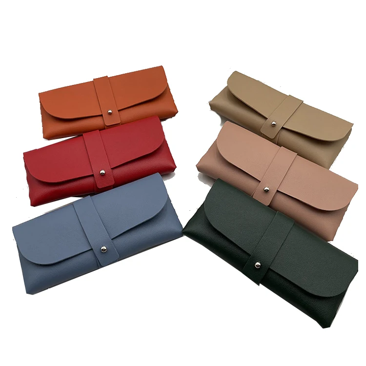 Soft Pu Leather Sunglasses Pouch Bag Eyeglasses Case Holder Portable Glasses Protective Box