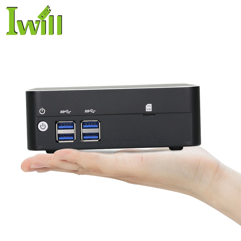  Дешевый микрокомпьютер i5 8250U CPU dual lan nano pc itx материнская плата HTPC домашний кинотеатр для