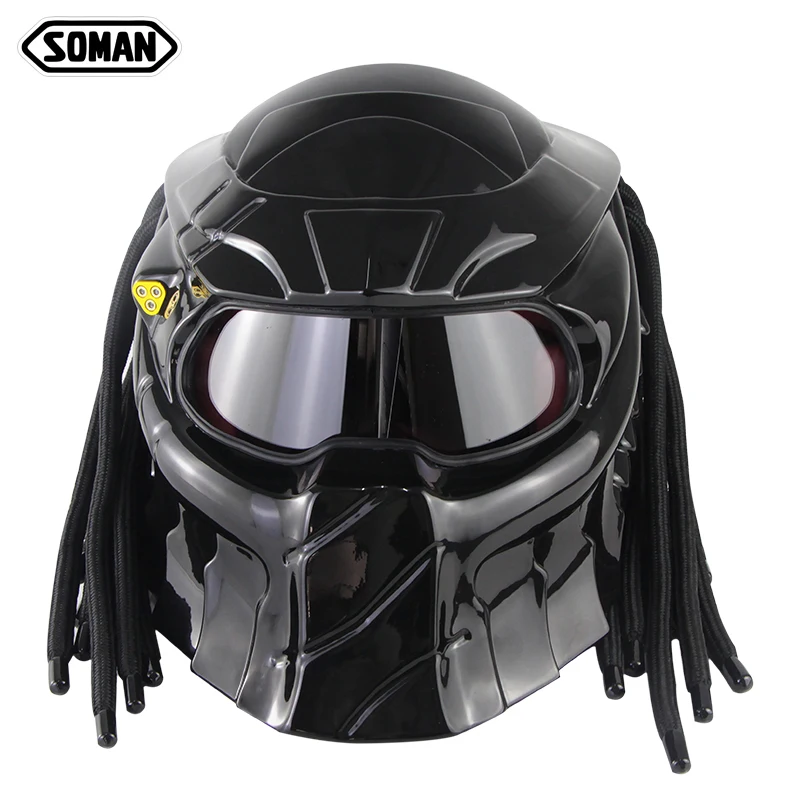 From china casco rgb luces para marca de motocicleta intercomunicadores predador moto cascos