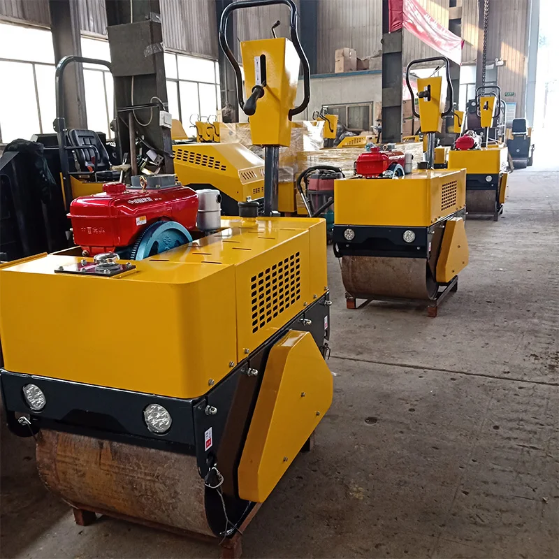 High Quality Ground Vibration Roller Handheld Self-propelled 0.5 Ton Small Roller Factory for Sale