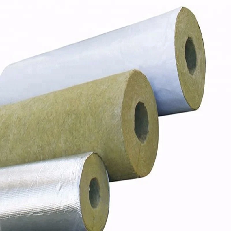 Heat insulation Rock Wool Pipe Mineral Wool Tube for Thermal Insulation CE Certified Basalt Material