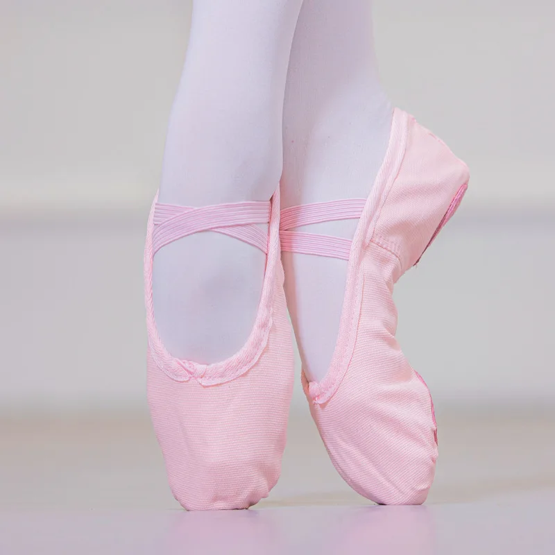 High Quality Canvas Soft Ballet Dance Shoes Elastic Lace 3001