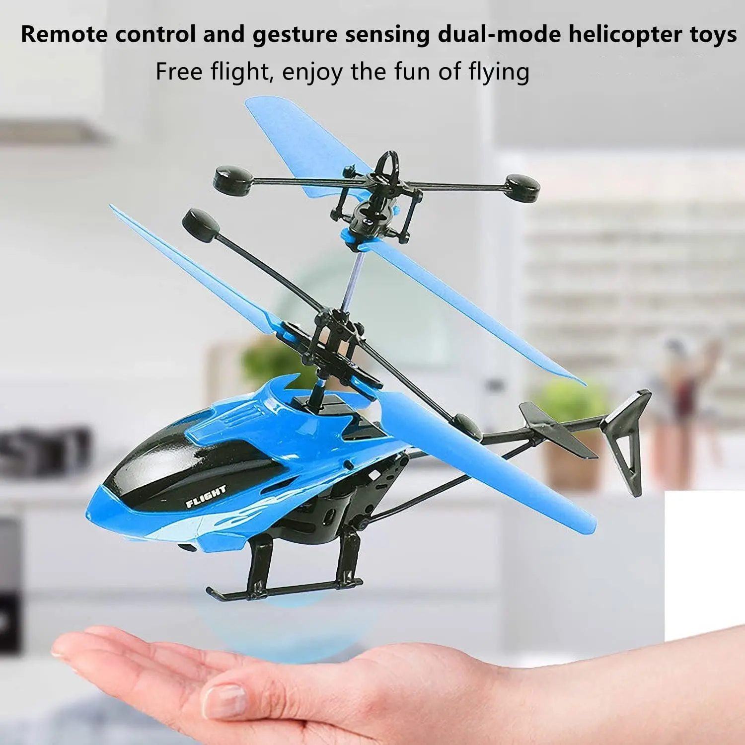 Gesture sensing 2 channel remote control flying toys hand induction helicopter