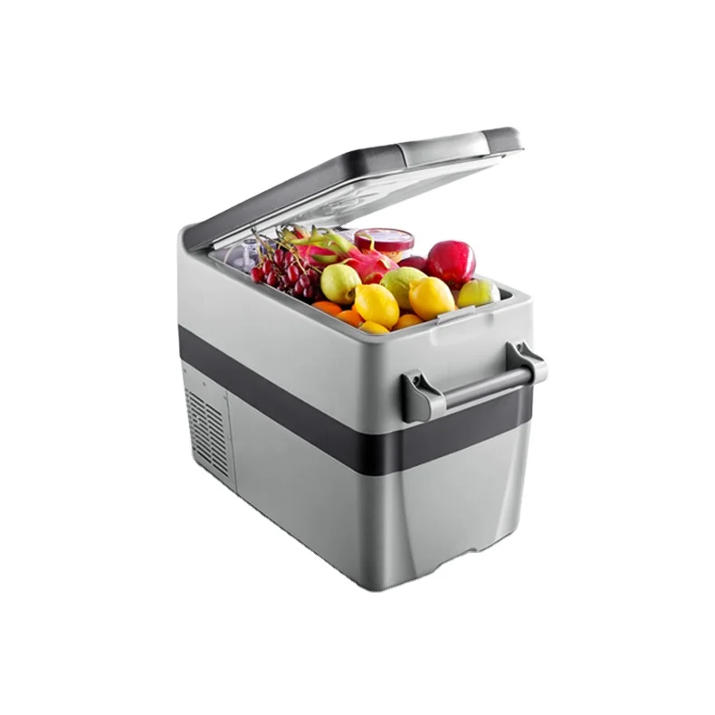 Portable low noise adjustable temperature 40L car fridge refrigerator for home car dual use