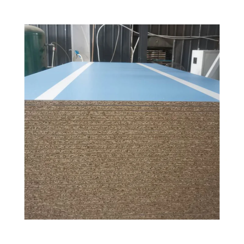 18 mm white melamine laminated particleboard finished surface furniture building OSB board