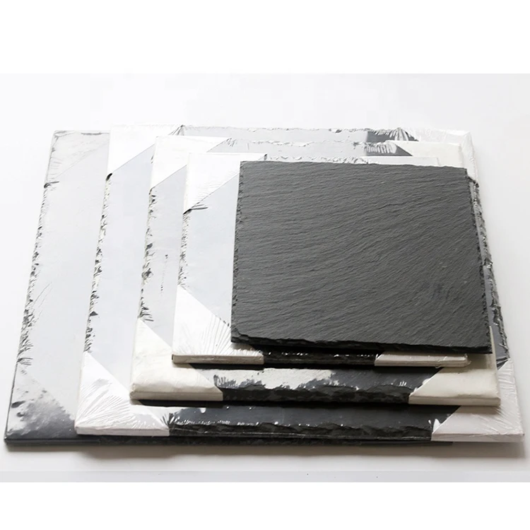 30x40 slate board rectangle shape plate for restaurant
