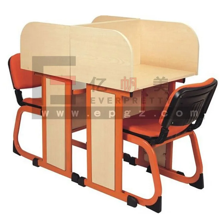 
Modern Library Furniture Student Reading Table Customized and Beautiful Design 