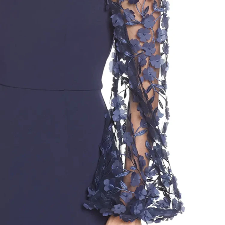 Модное летнее платье макси с открытыми плечами юбка годе Вечерние Платья с цветочным орнаментом облегающее платье с длинным рукавом