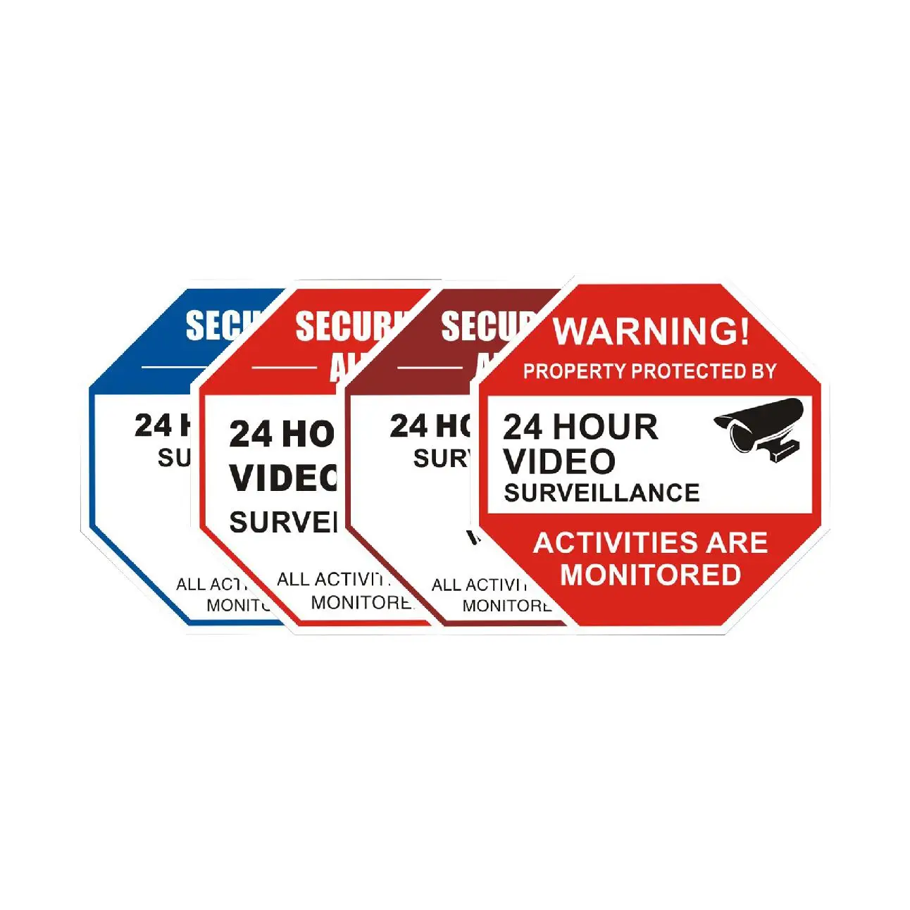 home sweet home door Private Property No Trespassing Aluminum Reflective Sign UV Protected security camera stickers and signs