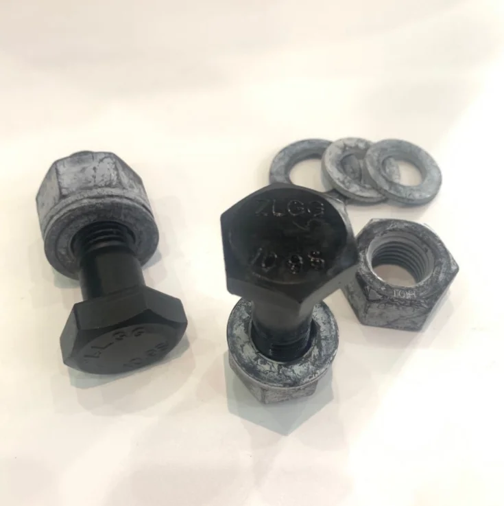 Chuangke Steel 10.9 Bolts Nuts Washer Structure Bolts Anodized Hexagonal Bolts