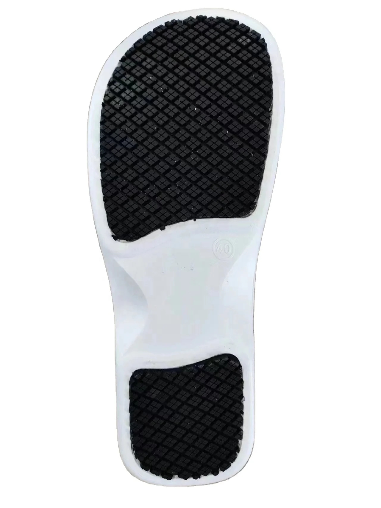 Hot Selling Slip Resistant Waterproof EVA Black and white Unisex Kitchen Work Safety Cook Chef Shoes