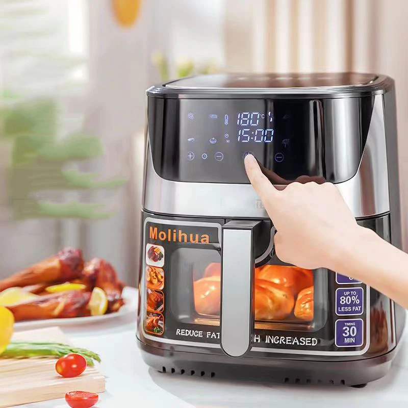 8.5L Oil Free Air Fryers Oven for Home Use LED Screen with Digital Display Air Fryer Digital