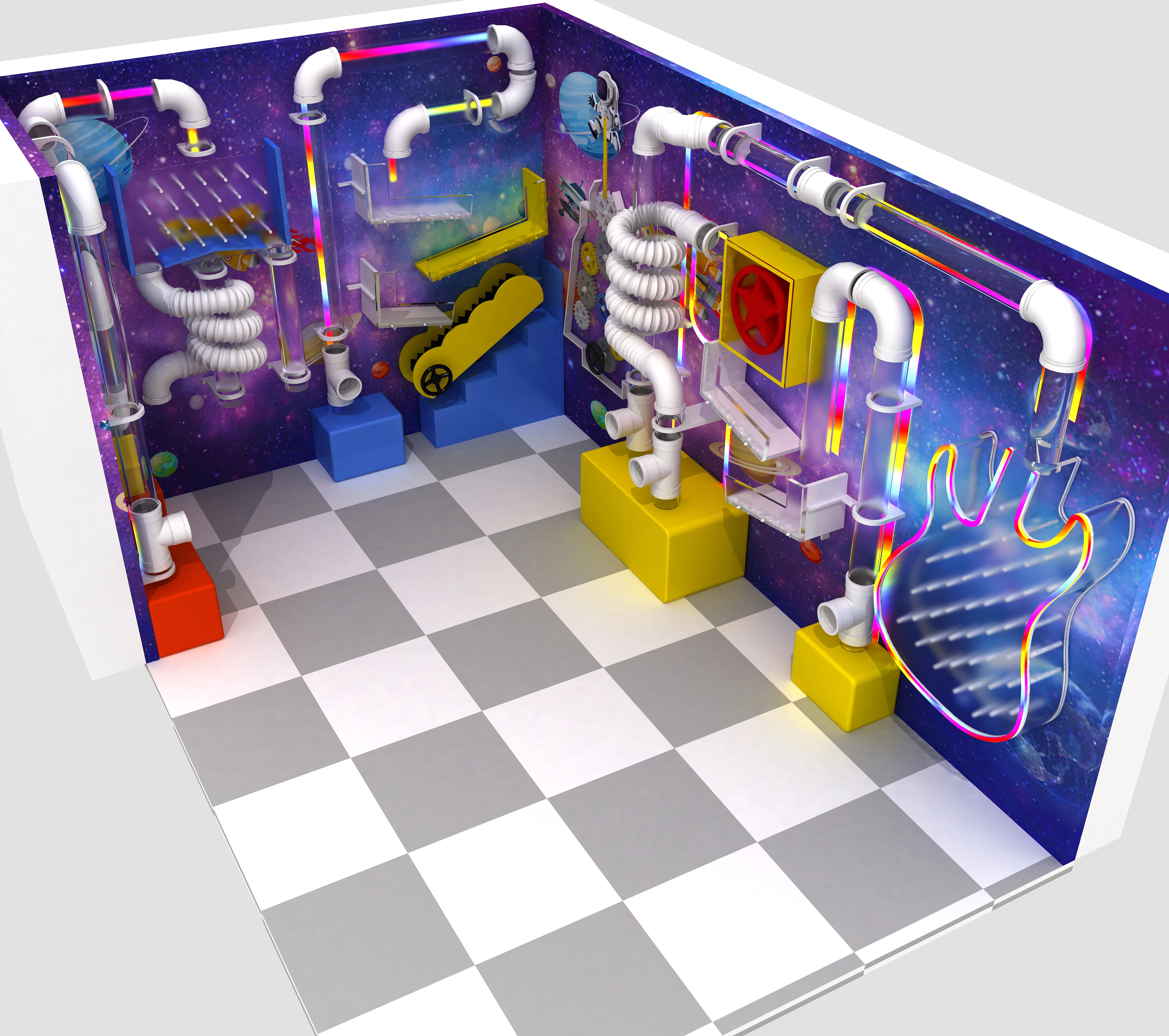 China Factory Interactive Ball Wall for Children Indoor Playground New Interactive Game Science Museum Equipment