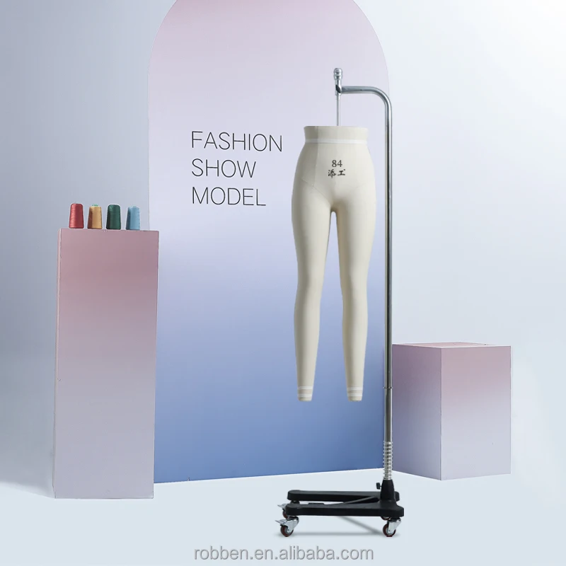 Cheap price half body torso mannequins doll foam  lower body white dummy pants display mannequin mannequins doll for sale