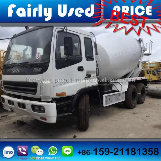 Used Japan Made Concrete Mixer Truck