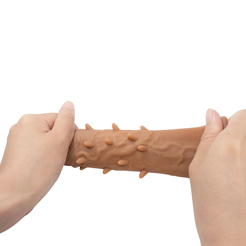 Brambly penis enlargement ring  instrument reusable condom penis sleeve