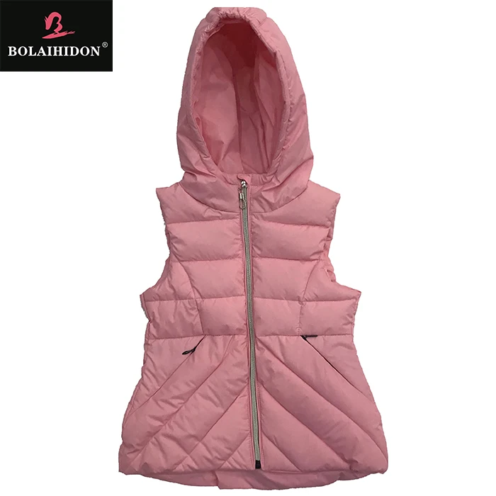 Оптовая продажа; стеганый хлопковый жилет для маленьких девочек