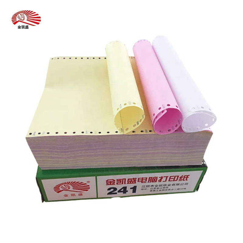 1ply-6ply 1-4parts continu a4 ncr безкарбоновая копировальная бумага для получения непрерывной