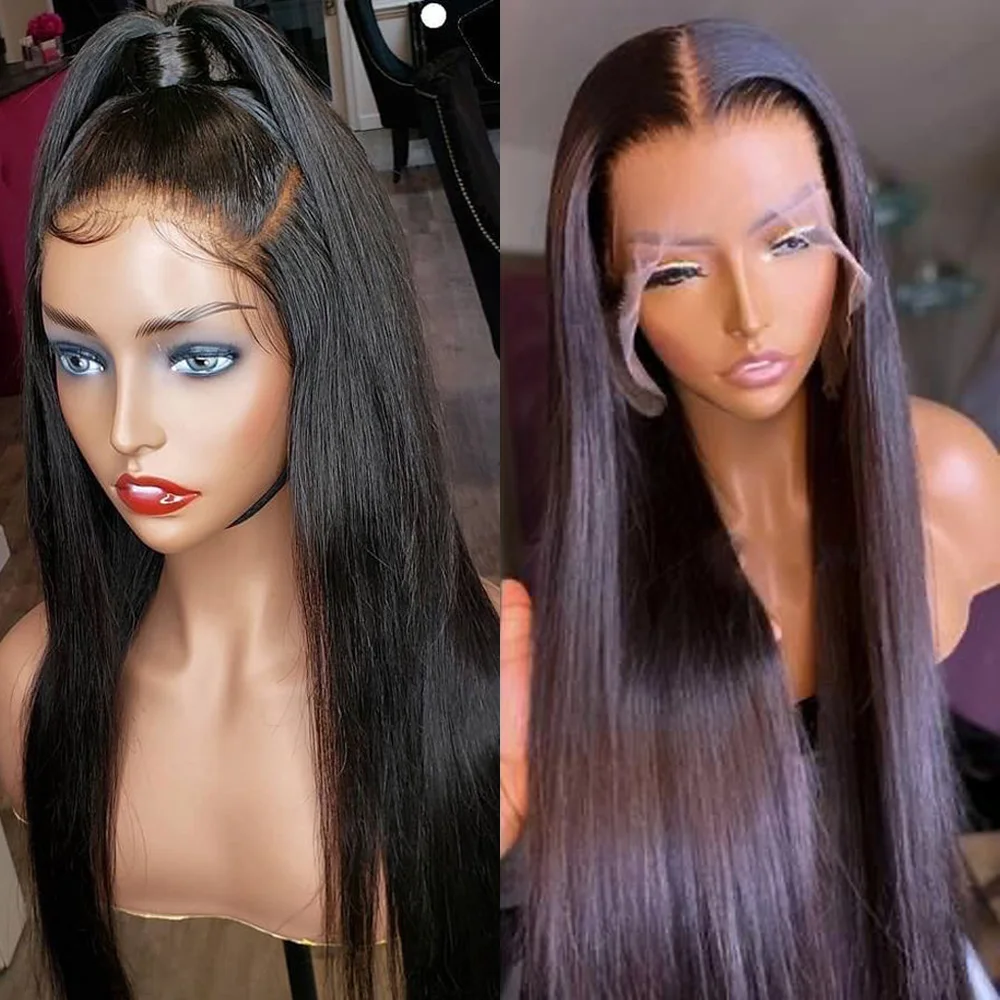 Hot Sale 10a Double Drawn Full Lace Wig,Funmi African Brazilian Hair Wig,Swiss Lace Light Yaki Full Lace Wig