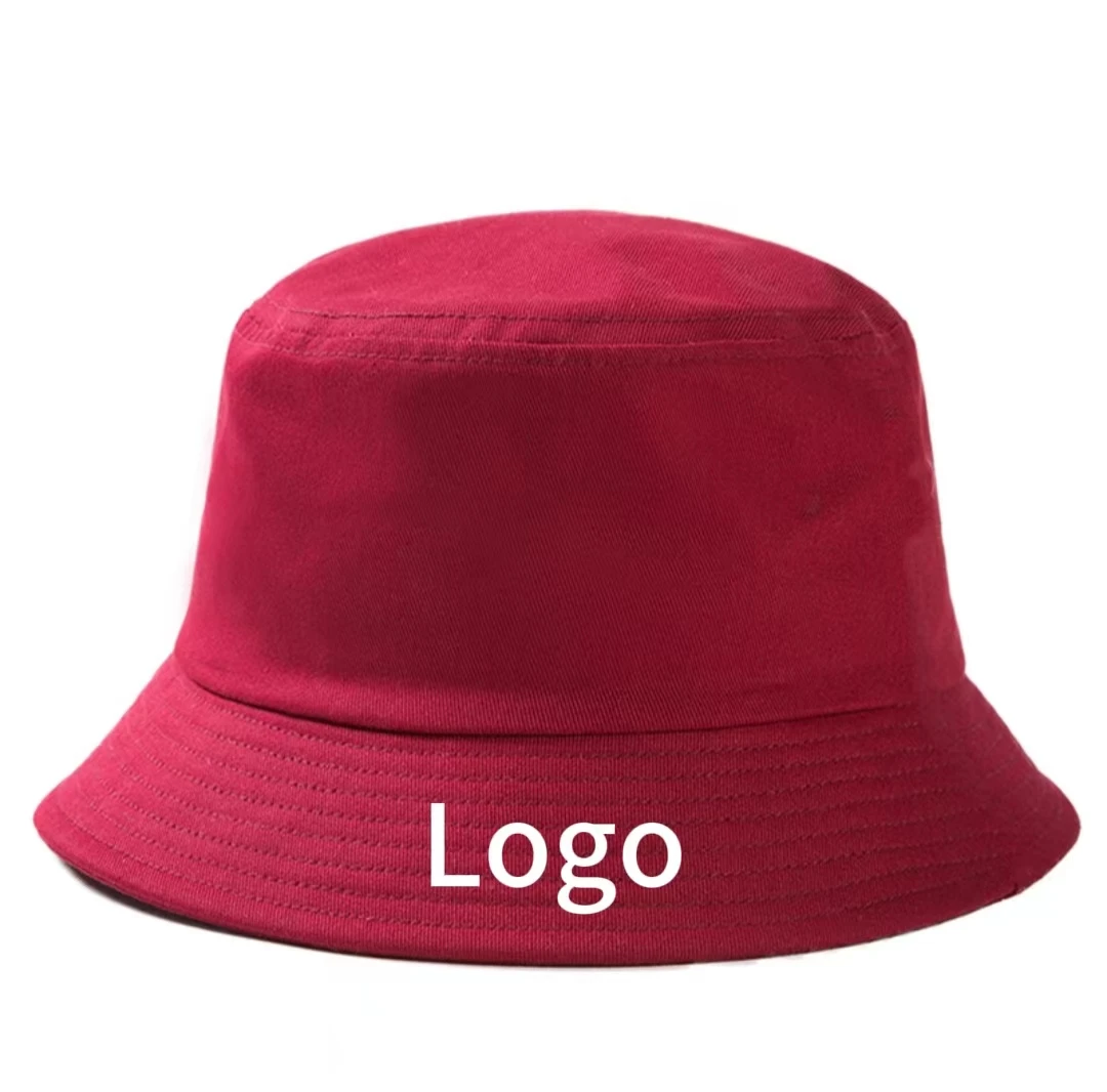 Хит продаж оптовая продажа простая шляпа-ведро хлопковое белье для взрослых детей