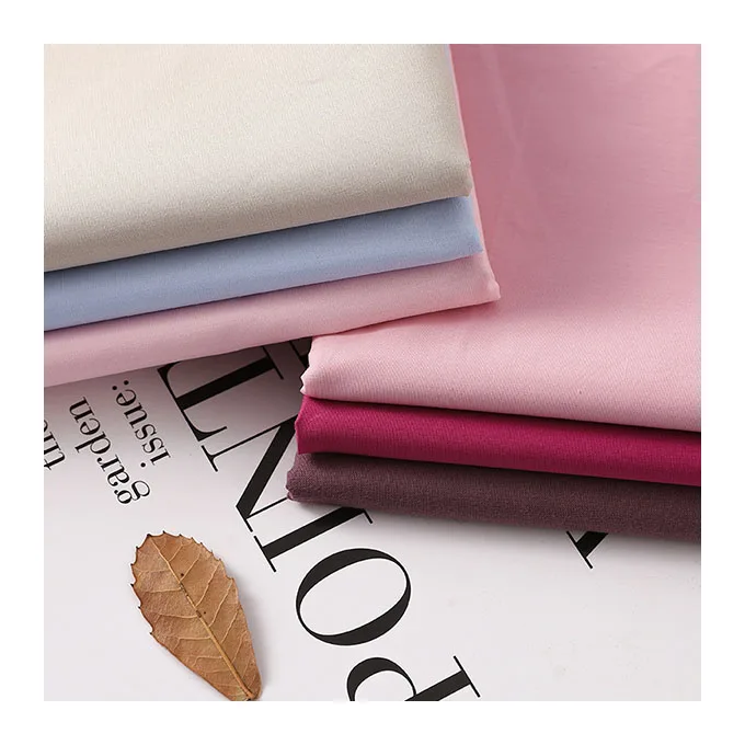 Однотонная окрашенная ткань вуаль для платья высококачественные 100% хлопчатобумажные ткани рубашек тканевая саржевая футболка