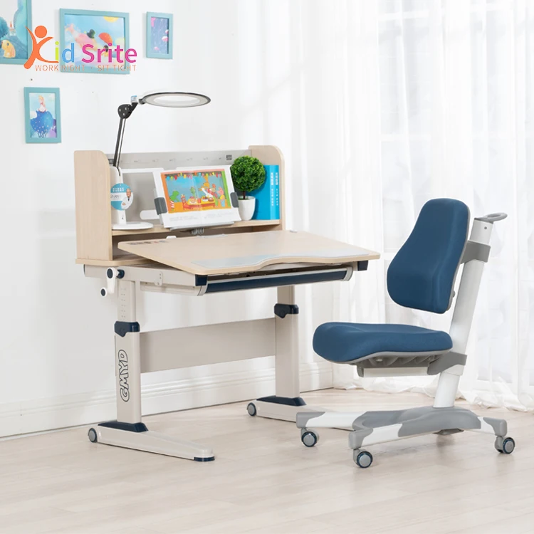 
Kid Srite Study Chair Student Children Furniture Sets Adjustable Drawing Table 